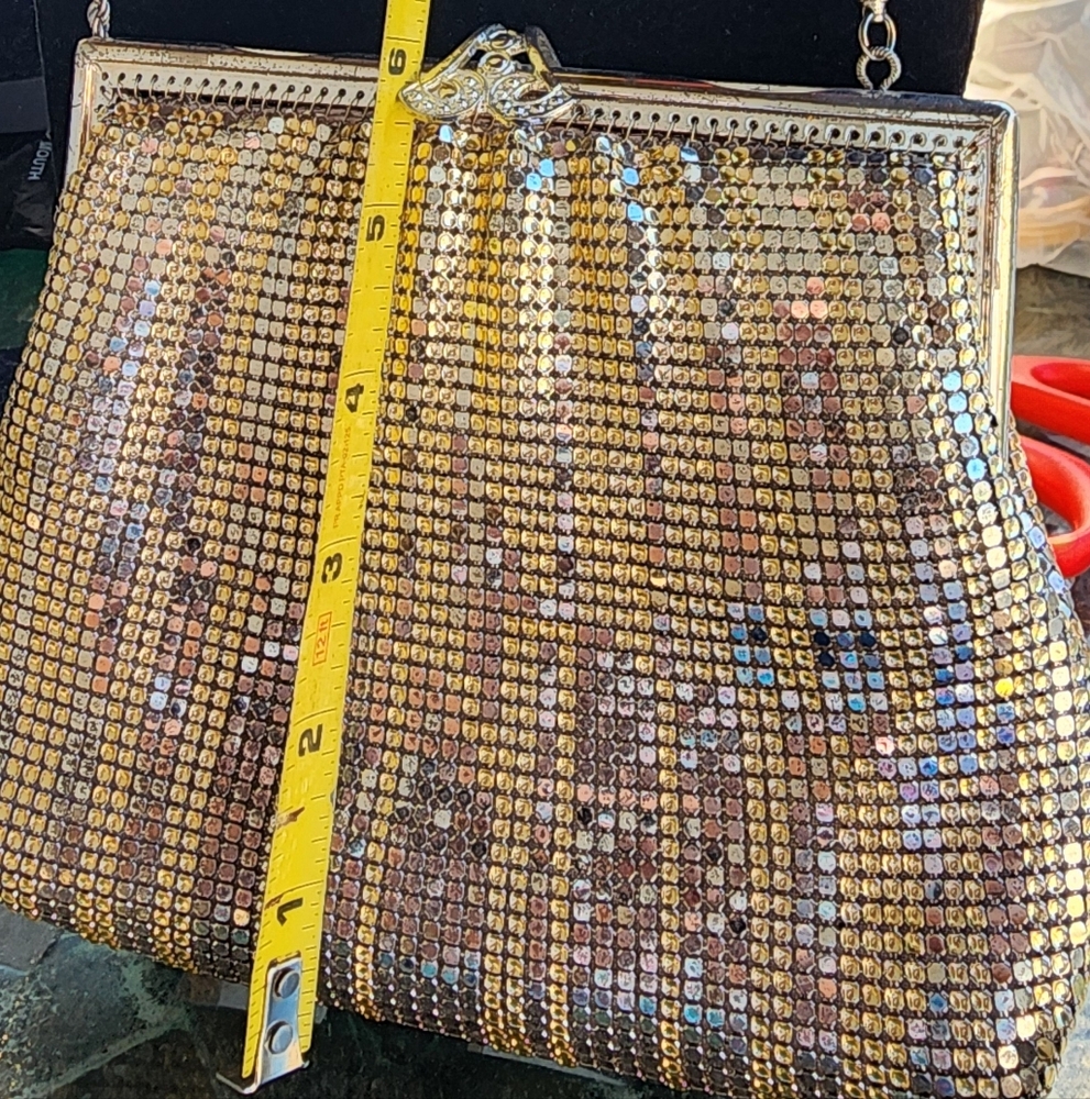 Gold/Silver Mesh Evening Bag